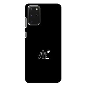 Чохол з картинками на чорному фоні для Samsung Galaxy S20 Plus (Книжки)
