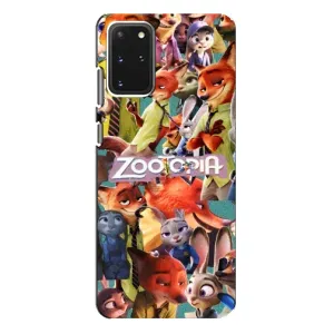 Силиконовый чехол с принтом Зоотрополіс для Samsung Galaxy S20 Plus (Коллаж героев)