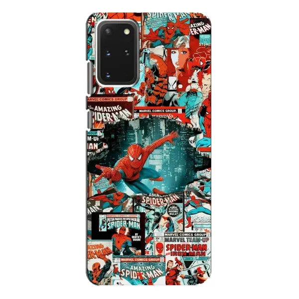 Чехол с рисунком «Комиксы Человек Паук» для Samsung Galaxy S20 Plus Чехол с рисунком «Комиксы Человек Паук» для Samsung Galaxy S20 Plus