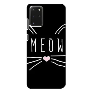 Бампер с изображением Котиков для Самсунг С20 Плюс (КОТИК MEOW)