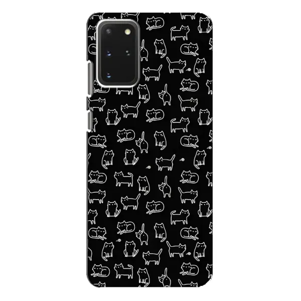 Чехол с рисунком «Котики на черном» для Samsung Galaxy S20 Plus Чехол с рисунком «Котики на черном» для Samsung Galaxy S20 Plus