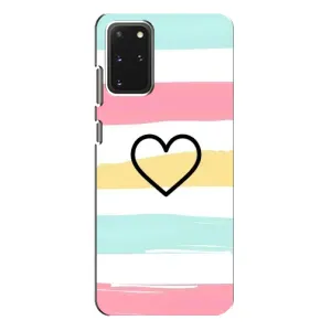 Чехлы с тематикой "Маленькие Сердечки" на Samsung Galaxy S20 Plus (Красивое сердечко)