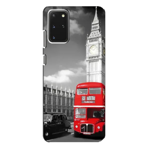 Чехол с рисунком «Красный автобус» для Samsung Galaxy S20 Plus Чехол с рисунком «Красный автобус» для Samsung Galaxy S20 Plus