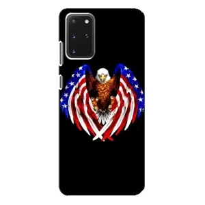 Чехол Флаг USA для Samsung Galaxy S20 Plus (Крылья США)