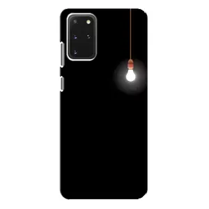 Чохол з картинками на чорному фоні для Samsung Galaxy S20 Plus (Лампочка)