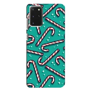 Силіконовий бампер на різдво для Samsung Galaxy S20 Plus (Льодяники)