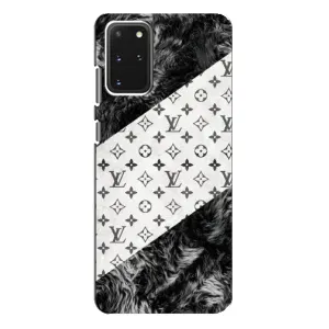 Чехол Стиль Louis Vuitton на Samsung Galaxy S20 Plus (LV на белом)