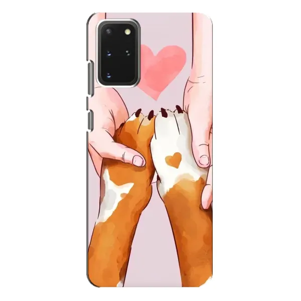 Чехол с рисунком «Любовь к собакам» для Samsung Galaxy S20 Plus Чехол с рисунком «Любовь к собакам» для Samsung Galaxy S20 Plus