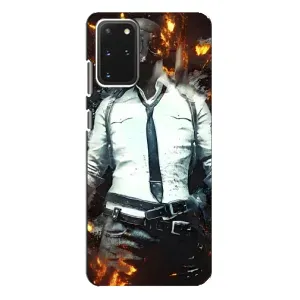 Чохол з картинкою "Герой Pubg" на Samsung Galaxy S20 Plus (Man Пубг)