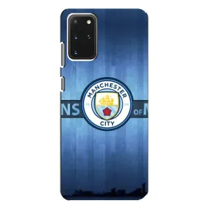Силиконовые Чехлы принт Футбол на Samsung Galaxy S20 Plus (ManCity)
