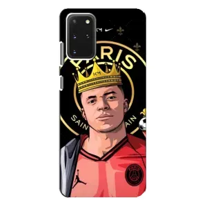 Чехол (TPU) с Футболистом на Samsung Galaxy S20 Plus (Mbappe King)