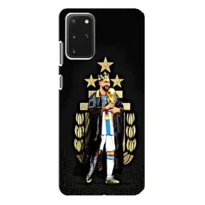 Чехлы Лео Месси Аргентина для Samsung Galaxy S20 Plus (Месси король)