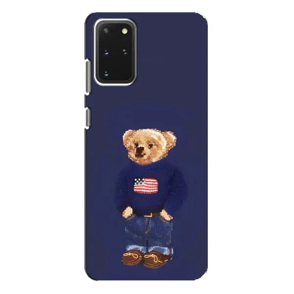 Чехол с рисунком «Мишка USA» для Samsung Galaxy S20 Plus Чехол с рисунком «Мишка USA» для Samsung Galaxy S20 Plus