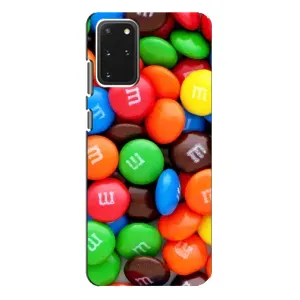 Чехол с изображением вкусной еды для Samsung Galaxy S20 Plus (Разноцветные M&M'S)