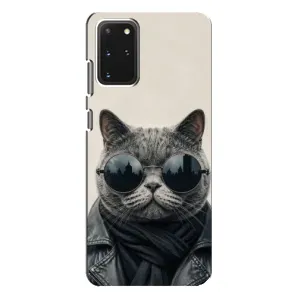 Чехол на тематику: Коты для Samsung Galaxy S20 Plus (Модный кот)