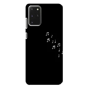 Чохол з картинками на чорному фоні для Samsung Galaxy S20 Plus (Ноти)