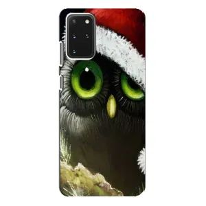 Чехлы с принтом СОВЫ для Samsung Galaxy S20 Plus (Новогодняя Сова)