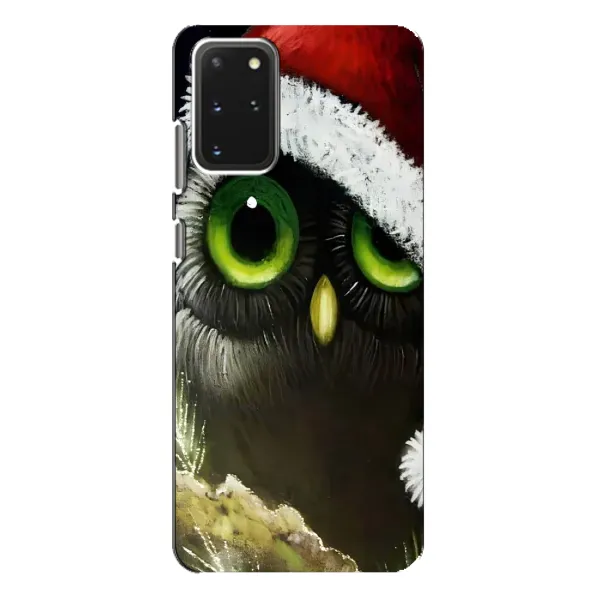 Чехол с рисунком «Новогодняя Сова» для Samsung Galaxy S20 Plus Чехол с рисунком «Новогодняя Сова» для Samsung Galaxy S20 Plus