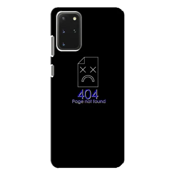 Чохол з малюнком «Помилка 404» для Samsung Galaxy S20 Plus Чохол з малюнком «Помилка 404» для Samsung Galaxy S20 Plus