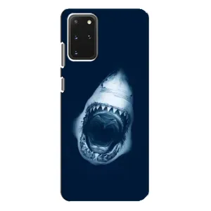 Силиконовый бампер с картинкой животных для Samsung Galaxy S20 Plus (Пасть Акулы)