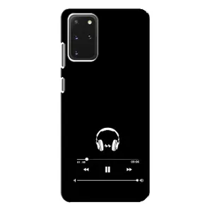 Чохол з картинками на чорному фоні для Samsung Galaxy S20 Plus (Плеєр)