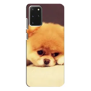 Чехол (ТПУ) Милые собачки для Samsung Galaxy S20 Plus (Померанский шпиц)