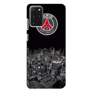 Силиконовые Чехлы принт Футбол на Samsung Galaxy S20 Plus (PSG)