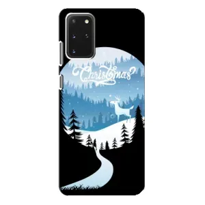 Силіконовий бампер на різдво для Samsung Galaxy S20 Plus (Різдвяний Олень)