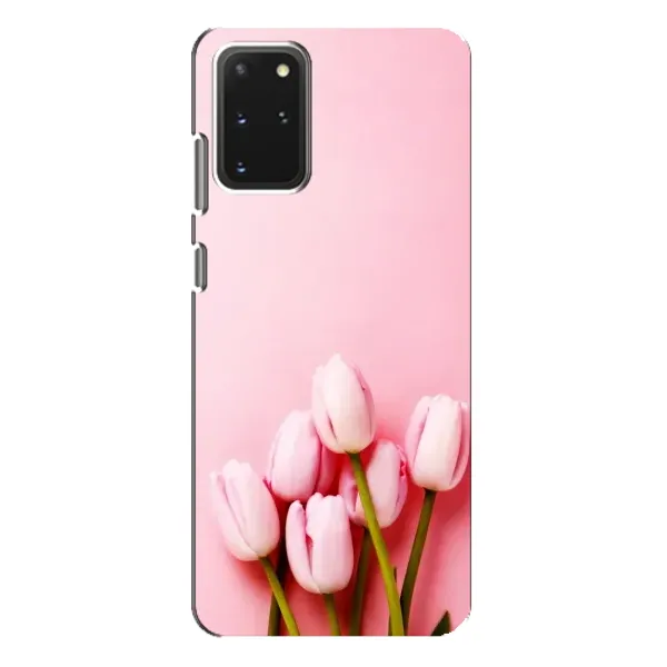 Чехол с рисунком «Розовые тюльпаны» для Samsung Galaxy S20 Plus Чехол с рисунком «Розовые тюльпаны» для Samsung Galaxy S20 Plus