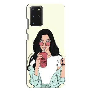 Силіконовый Чохол на Samsung Galaxy S20 Plus з картинкой Модных девушек (З напоєм)