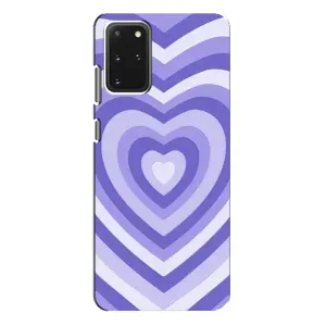 Чехлы с тематикой "Маленькие Сердечки" на Samsung Galaxy S20 Plus (Сердце фиолет)
