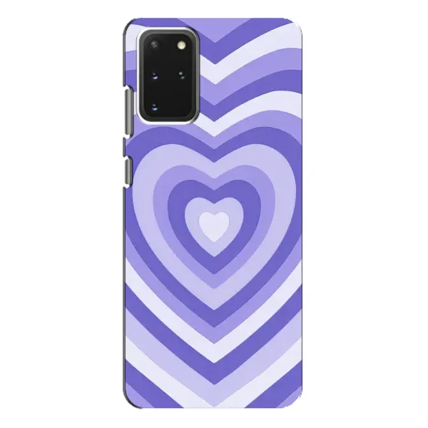 Чехол с рисунком «Сердце фиолет» для Samsung Galaxy S20 Plus Чехол с рисунком «Сердце фиолет» для Samsung Galaxy S20 Plus