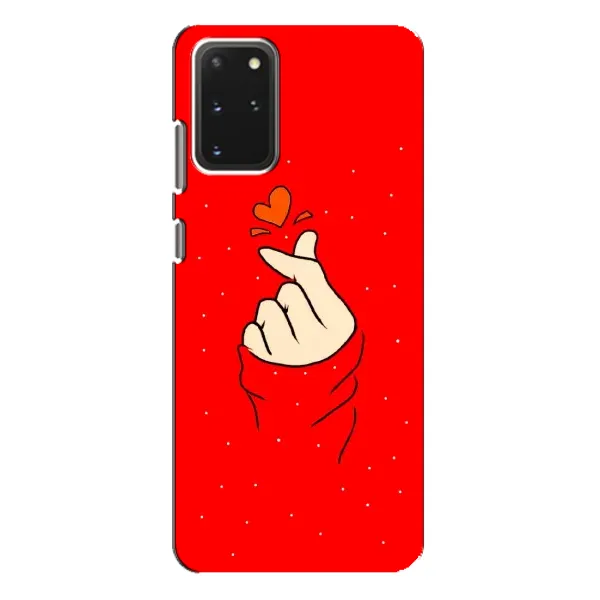 Чохол з малюнком «Сердечко на червоному» для Samsung Galaxy S20 Plus Чохол з малюнком «Сердечко на червоному» для Samsung Galaxy S20 Plus