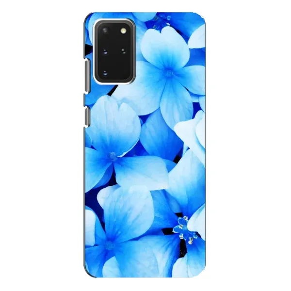 Чехол с рисунком «Синие цветы» для Samsung Galaxy S20 Plus Чехол с рисунком «Синие цветы» для Samsung Galaxy S20 Plus