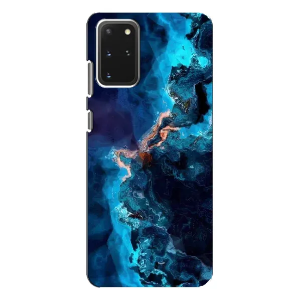 Чехол с рисунком «Синий мрамор» для Samsung Galaxy S20 Plus Чехол с рисунком «Синий мрамор» для Samsung Galaxy S20 Plus