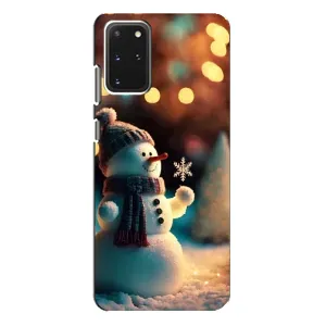 Чохли на Новий Рік Samsung Galaxy S20 Plus (Сніговик святковий)