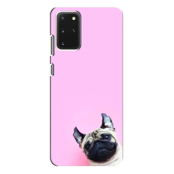 Чехол с рисунком «Собака на розовом» для Samsung Galaxy S20 Plus Чехол с рисунком «Собака на розовом» для Samsung Galaxy S20 Plus