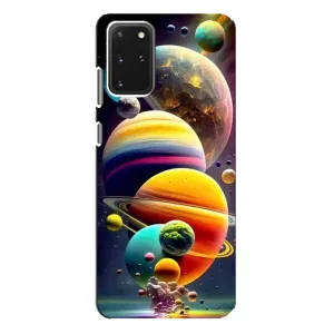 Чехол (ТПУ) с планетами на Samsung Galaxy S20 Plus (Солнечна система)