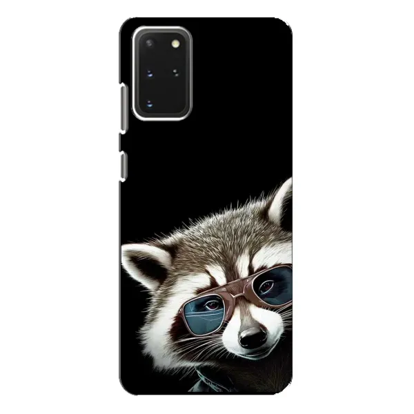 Чехол с рисунком «Стильный Енот» для Samsung Galaxy S20 Plus Чехол с рисунком «Стильный Енот» для Samsung Galaxy S20 Plus