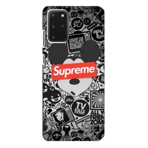 Чехол с Брендами одежды на Самсунг С20 Плюс (Supreme Маус)