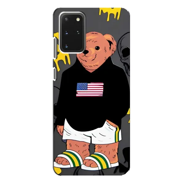 Чехол с рисунком «Teddy USA» для Samsung Galaxy S20 Plus Чехол с рисунком «Teddy USA» для Samsung Galaxy S20 Plus