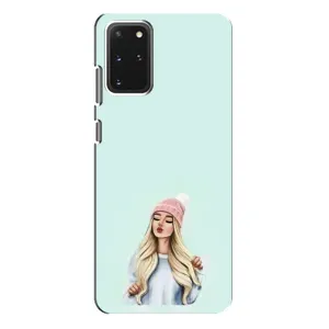 Силіконовый Чохол на Samsung Galaxy S20 Plus з картинкой Модных девушек (В шапці)