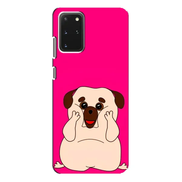 Чехол с рисунком «Веселый Мопсик» для Samsung Galaxy S20 Plus Чехол с рисунком «Веселый Мопсик» для Samsung Galaxy S20 Plus