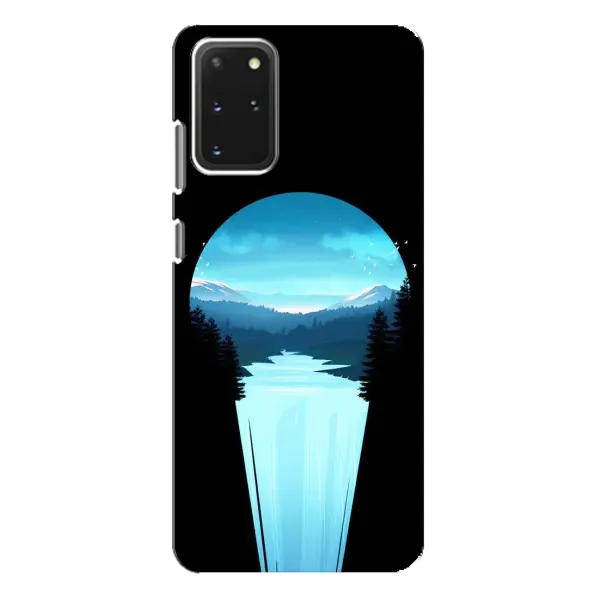 Чехол с рисунком «Синий Водопад» для Samsung Galaxy S20 Plus Чехол с рисунком «Синий Водопад» для Samsung Galaxy S20 Plus