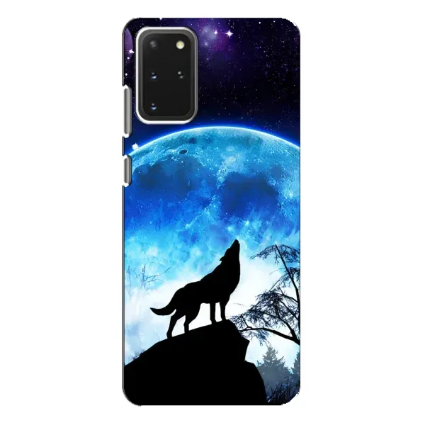 Чехол с рисунком «Воет на луну» для Samsung Galaxy S20 Plus Чехол с рисунком «Воет на луну» для Samsung Galaxy S20 Plus