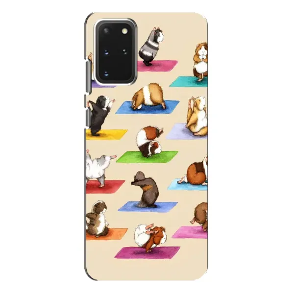 Чехол с рисунком «Ёга свинок» для Samsung Galaxy S20 Plus Чехол с рисунком «Ёга свинок» для Samsung Galaxy S20 Plus
