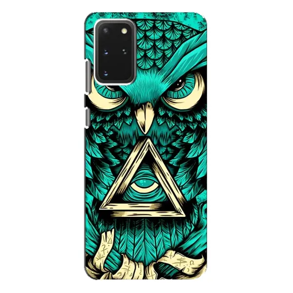 Чехол с рисунком «Зеленая сова» для Samsung Galaxy S20 Plus Чехол с рисунком «Зеленая сова» для Samsung Galaxy S20 Plus
