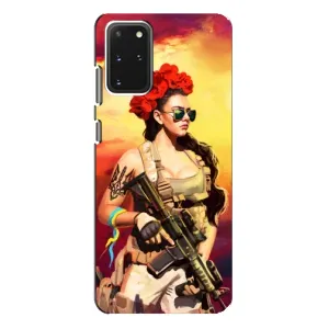 ЗСУ Чехлы (TPU) для Samsung Galaxy S20 Plus (Женщина солдат)