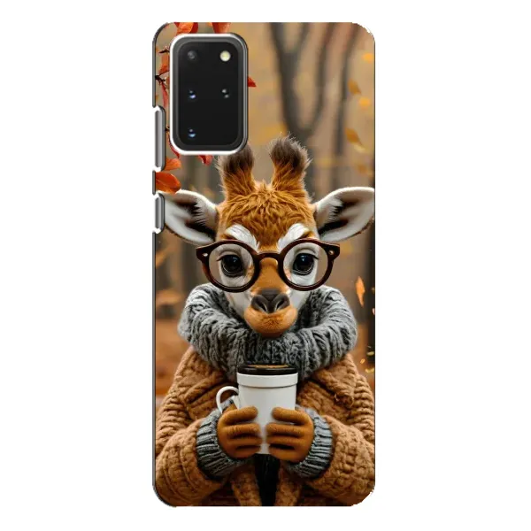 Чехол с рисунком «Жираф с кофе» для Samsung Galaxy S20 Plus Чехол с рисунком «Жираф с кофе» для Samsung Galaxy S20 Plus