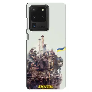 Чехлы на военную тематику для Samsung Galaxy S20 Ultra (Азовсталь)